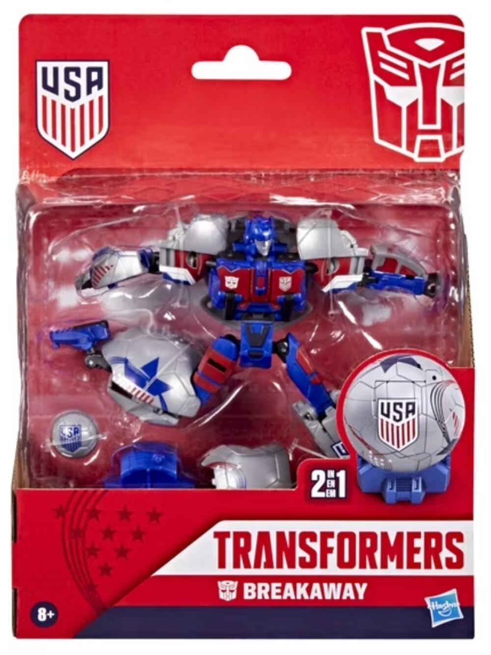 Transformers Toys US Soccer Federation Breakaway 5.5" Action Figure, NWB